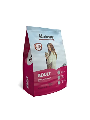 Karmy Adult сухой корм для взрослых кошек старше 1 года Телятина 0.4 в зоомагазине gavgav-market Karmy Adult сухой корм для взрослых кошек старше 1 года Телятина 0.4 в зоомагазине gavgav-market
