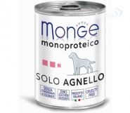 Monge Dog Monoproteico Solo Паштет для собак из ягненка (400 г) зоомагазине gavgav-market