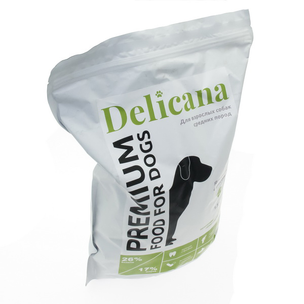 Delicana Сухой корм для собак средних пород, с ягненком. 2 кг зоомагазине gavgav-market